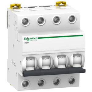 Автоматический выключатель 6A C 4 полюса Schneider Electric, серия iC60N