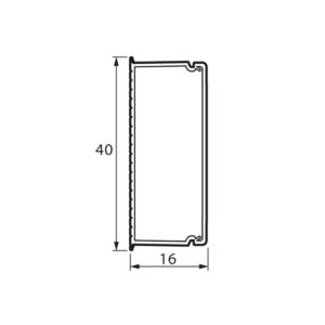 Legrand 638194 Мини-канал 40×16мм METRA