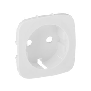 Legrand Valena Allure 755255 Лицевая панель розетки 2К+З со специальными винтовыми зажимами 6 кв.мм белый