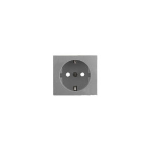 Legrand Valena 770253 Лицевая панель для розетки 2К+З немецкий стандарт алюминий
