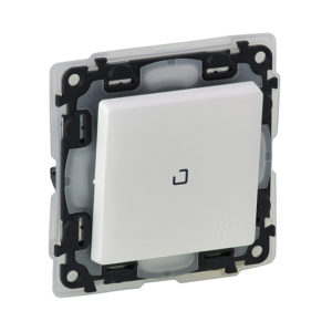 Legrand 752167 Переключатель с подсветкой IP44 Valena Life белый