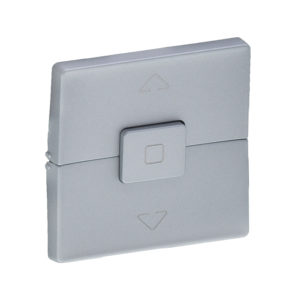 Legrand 755142 Лицевая панель выключателя для жалюзи Valena Life алюминий