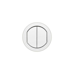 Legrand 67802 Клавиша двойного выключателя IP44 белый