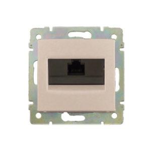 Legrand 774132 Информационная розетка Valena RJ 45 категория 6 FTP 1 выход на винтах слоновая кость
