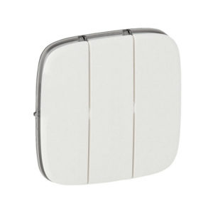Legrand 755039 Лицевая панель выключателя трехклавишного Valena Allure жемчуг