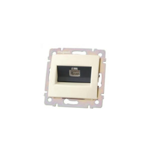Legrand 774138 Информационная розетка Valena RJ 45 категория 5e UTP 1 выход на винтах слоновая кость