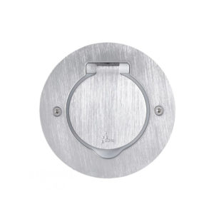 Legrand 89701 Встраиваемый блок IP44 круглый 1 пост нержавеющая сталь