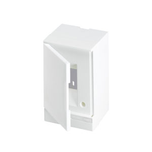 Бокс навесной 2М белая дверь ABB Basic E (без клемм)