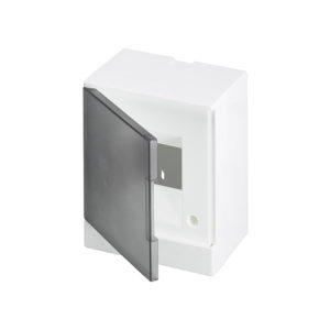 Бокс навесной 4М серая дверь ABB Basic E (с клеммами)